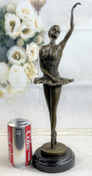 Prima Ballerina Ballet Dancer Bronze Figure 16" x 9"
