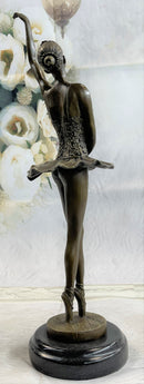 Prima Ballerina Ballet Dancer Bronze Figure 16" x 9"