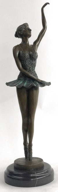 Bronze Sculpture Signed Milo Ballerina Dancer Hot Cast