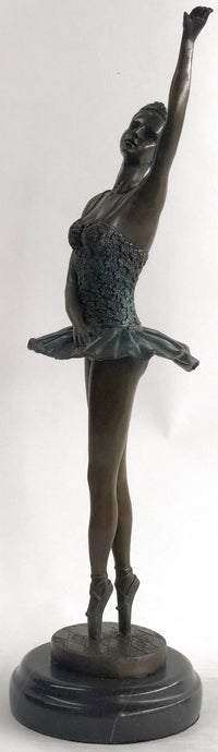 Bronze Sculpture Signed Milo Ballerina Dancer Hot Cast