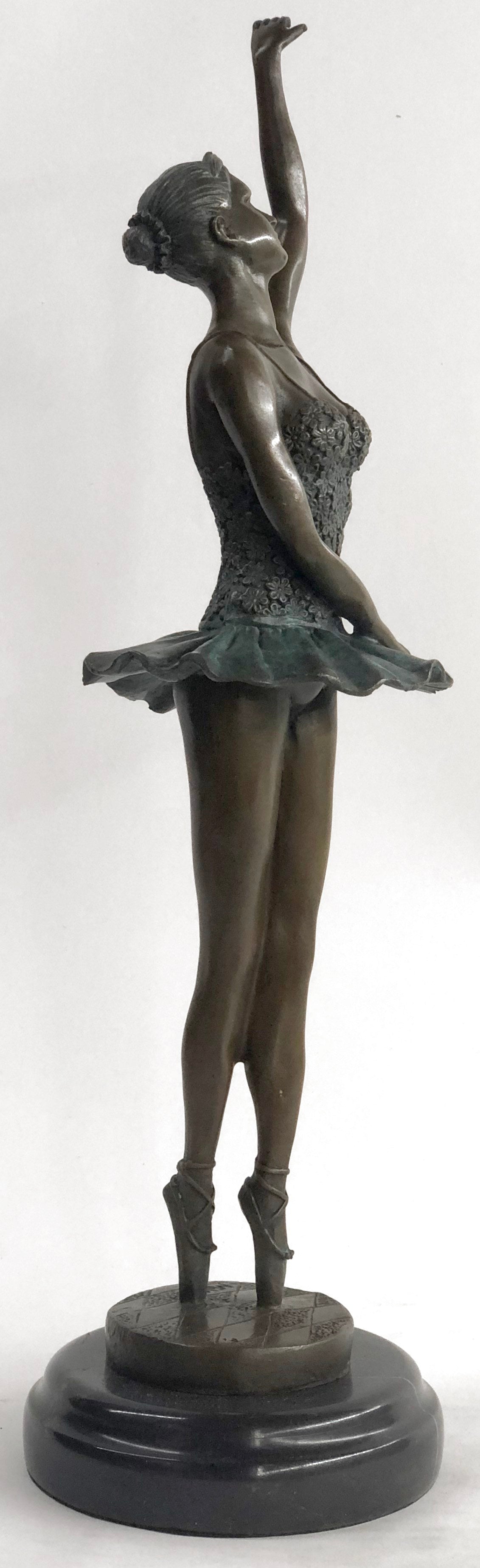 Bronze Sculpture Signed Milo Ballerina Dancer Hot Cast