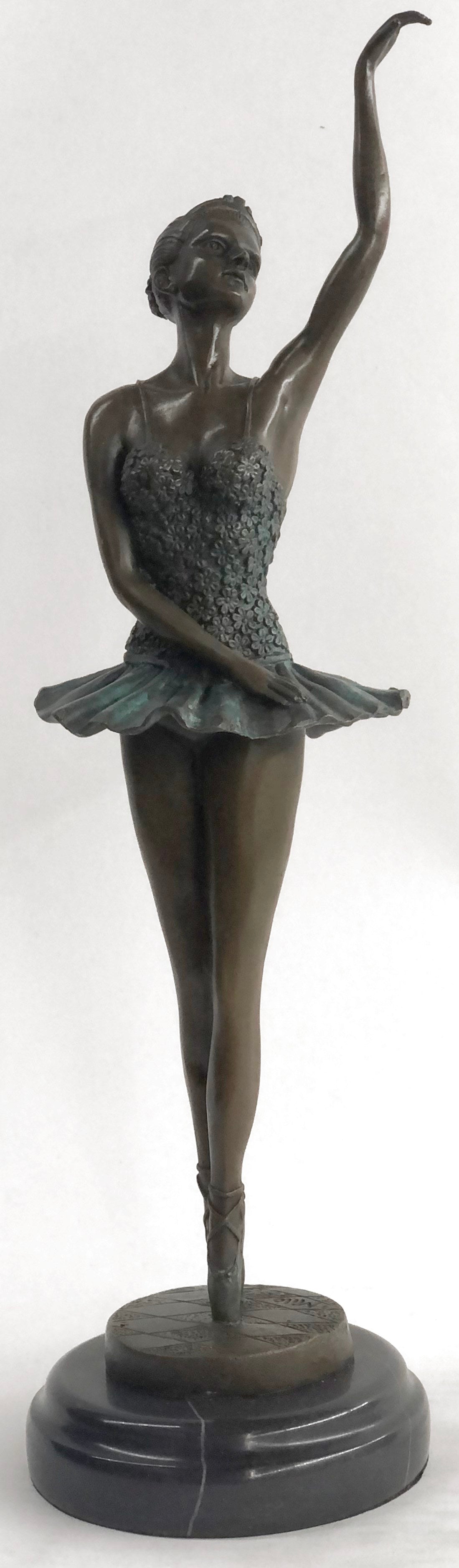 Bronze Sculpture Signed Milo Ballerina Dancer Hot Cast