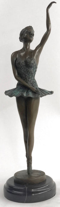 Bronze Sculpture Signed Milo Ballerina Dancer Hot Cast