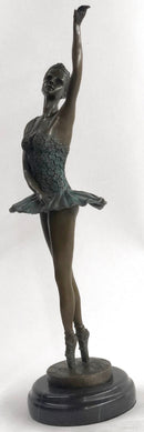 Bronze Sculpture Signed Milo Ballerina Dancer Hot Cast