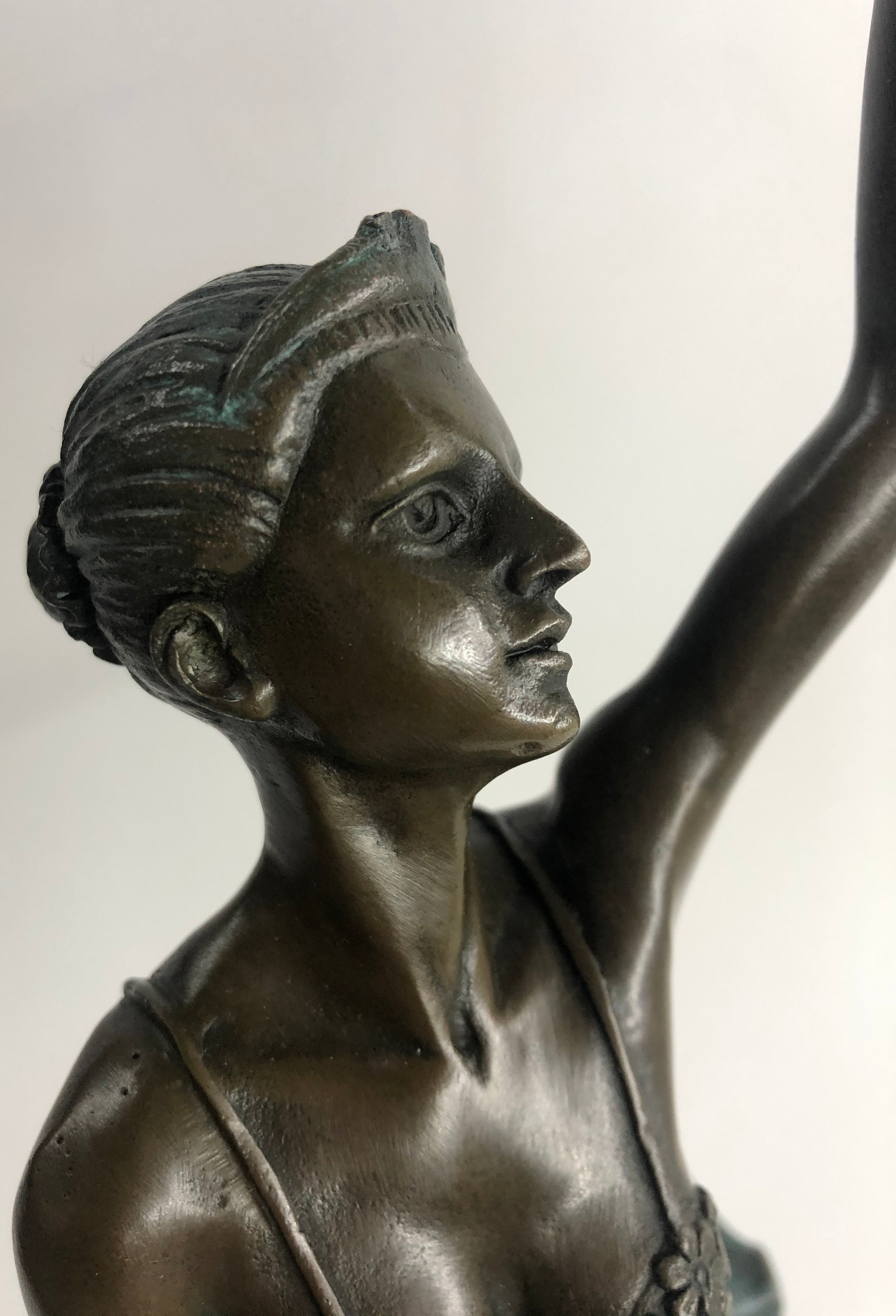 Bronze Sculpture Signed Milo Ballerina Dancer Hot Cast
