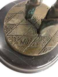 Bronze Sculpture Signed Milo Ballerina Dancer Hot Cast