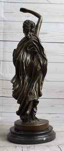 Large Sexy Maiden by French Artist Canova Real Bronze Sculpture