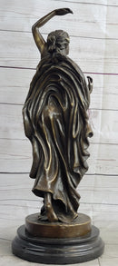 Gorgeous Woman Female Solid Bronze Sculpture