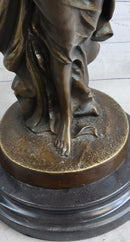 Gorgeous Woman Female Solid Bronze Sculpture