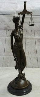 Themis Justitia Hot Cast Bronze Blind Lady of Justice