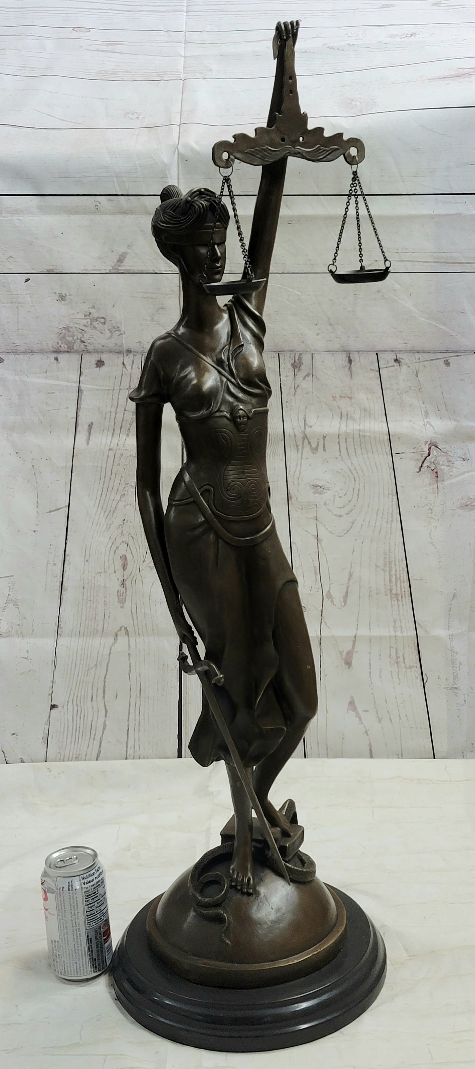 Themis Justitia Hot Cast Bronze Blind Lady of Justice