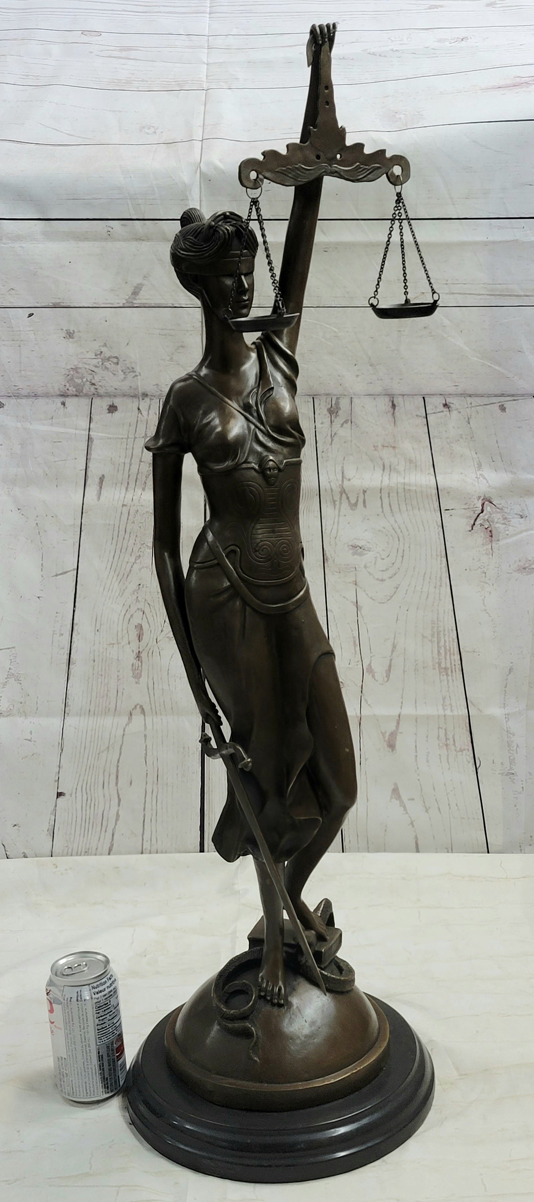 Themis Justitia Hot Cast Bronze Blind Lady of Justice