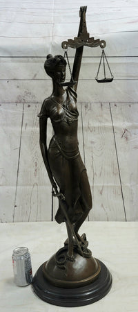 Themis Justitia Hot Cast Bronze Blind Lady of Justice