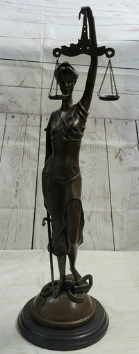 Themis Justitia Hot Cast Bronze Blind Lady of Justice