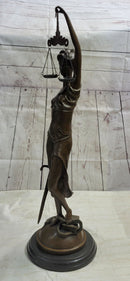 Themis Justitia Hot Cast Bronze Blind Lady of Justice