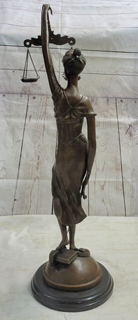 Themis Justitia Hot Cast Bronze Blind Lady of Justice
