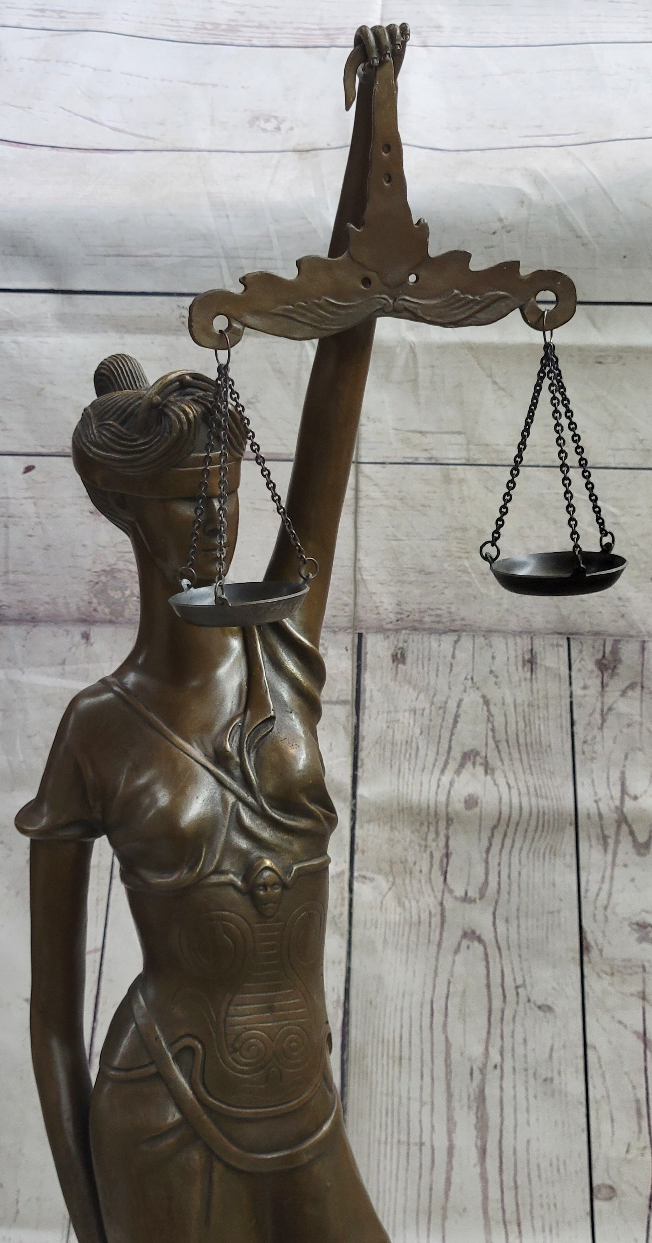 Themis Justitia Hot Cast Bronze Blind Lady of Justice