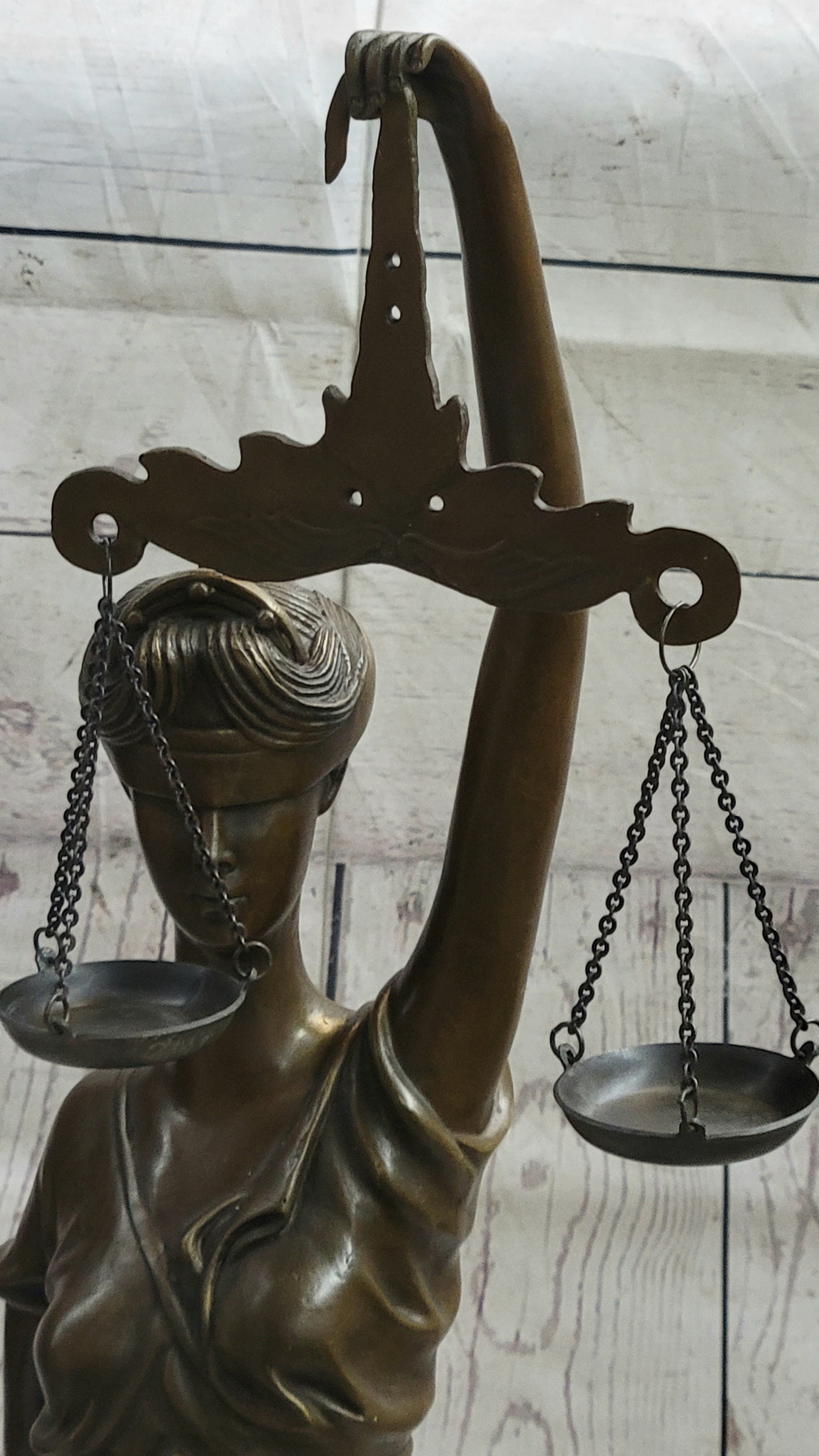 Themis Justitia Hot Cast Bronze Blind Lady of Justice