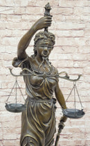 Themis Blind Lady of Justice Bronze Sculpture Lawyer Attorney