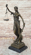 Justica Themis Blind Lady of Justice Bronze by Mayer