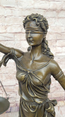 Justica Themis Blind Lady of Justice Bronze by Mayer