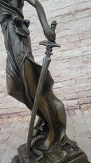 Justica Themis Blind Lady of Justice Bronze by Mayer