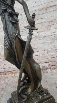 Justica Themis Blind Lady of Justice Bronze by Mayer