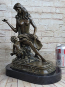 French Bronze Mother and Child by Gautherin - Clotilde de Surville