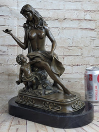 French Bronze Mother and Child by Gautherin - Clotilde de Surville