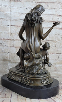 French Bronze Mother and Child by Gautherin - Clotilde de Surville