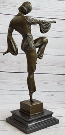Bronze Dancer Vintage Theatre Signed Chiparus Drama Opera Art