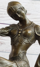 Bronze Dancer Vintage Theatre Signed Chiparus Drama Opera Art