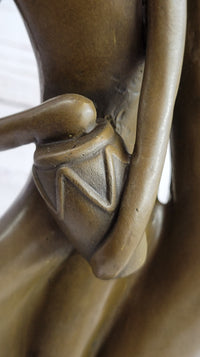 Contemporary Bronze Sculpture of Dancing Couple Romance
