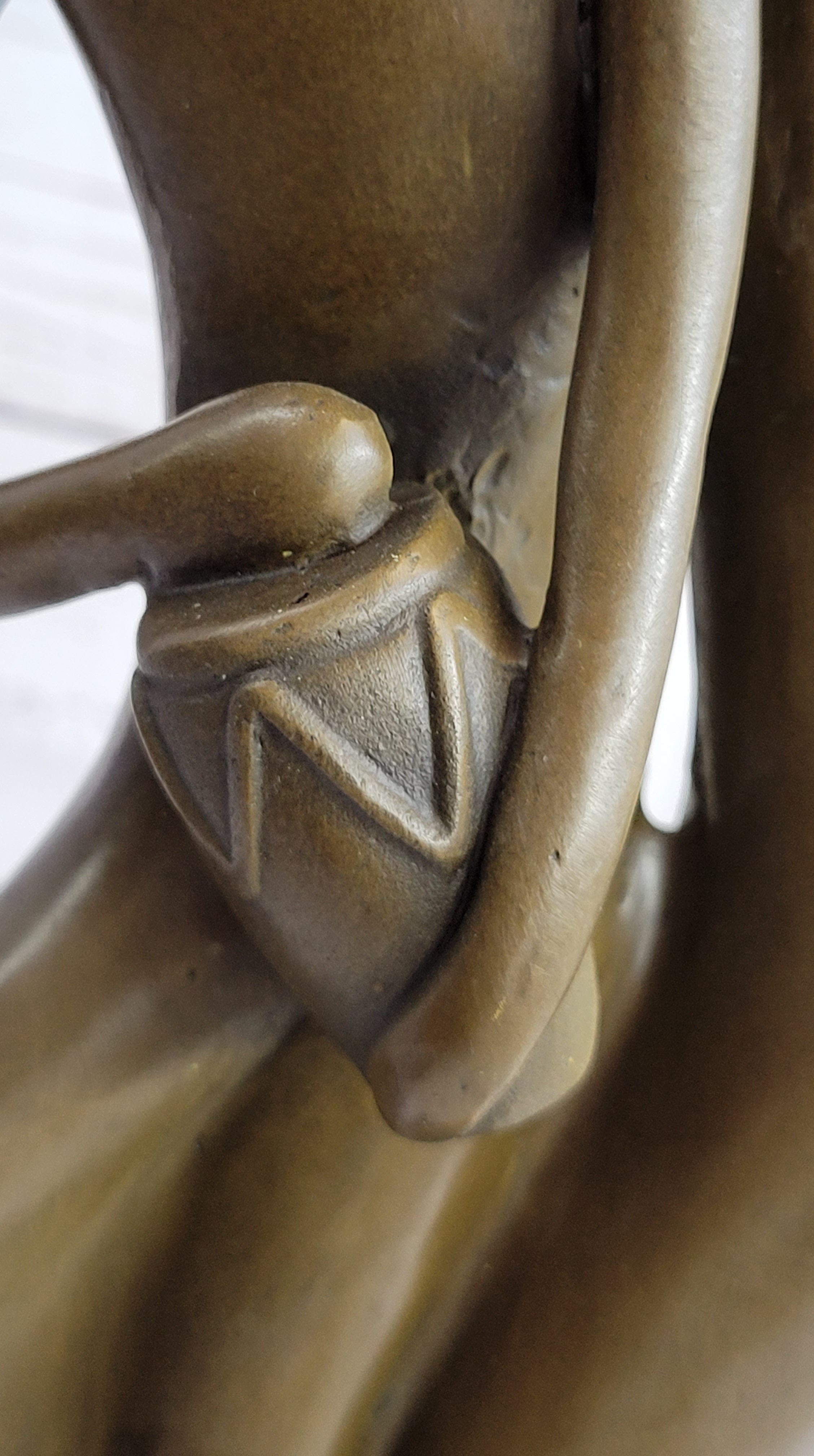 Contemporary Bronze Sculpture of Dancing Couple Romance