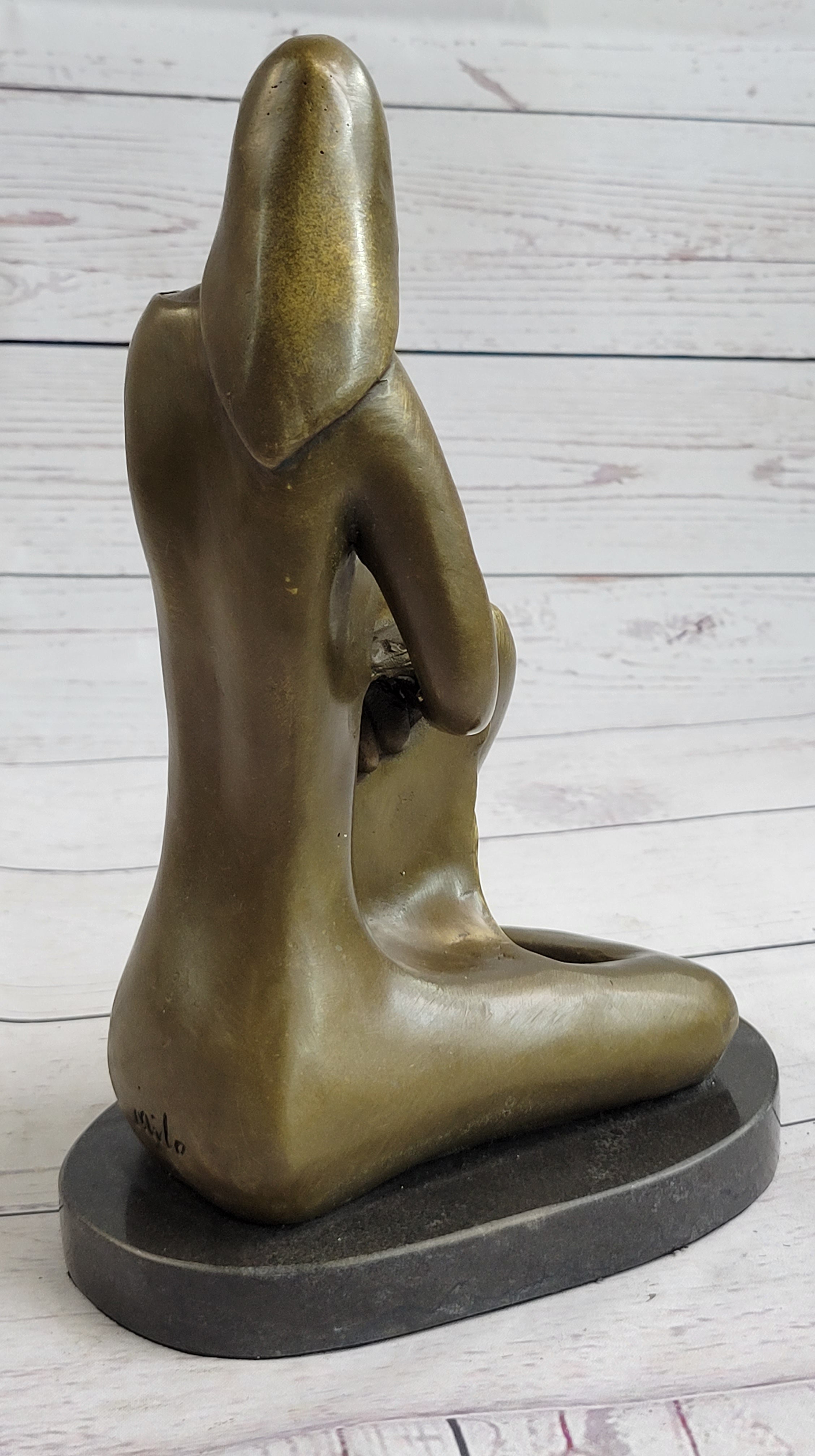 Mother with Baby Bronze Sculpture Pregnancy Shower Gift