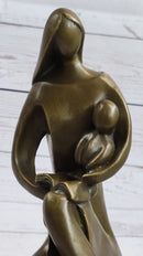 Mother with Baby Bronze Sculpture Pregnancy Shower Gift