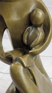 Mother with Baby Bronze Sculpture Pregnancy Shower Gift