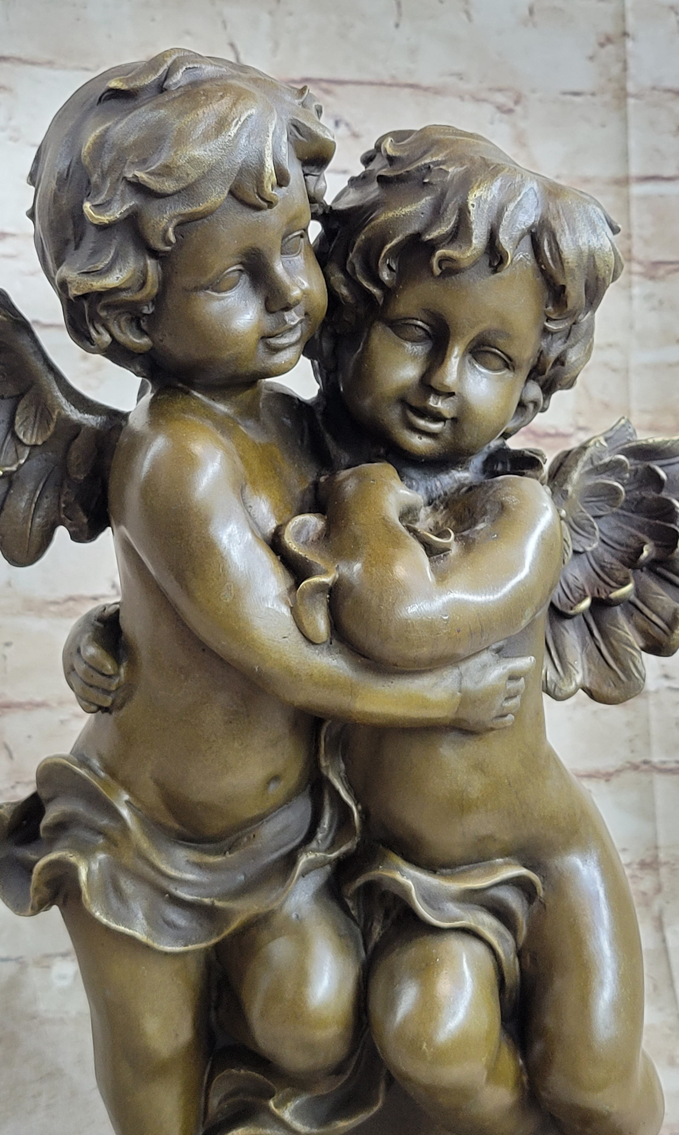Twin Brothers Puti Genuine Bronze Sculpture by Moreau