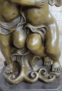 Twin Brothers Puti Genuine Bronze Sculpture by Moreau