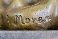 Twin Brothers Puti Genuine Bronze Sculpture by Moreau