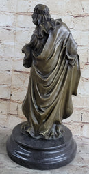 Wise Man Christmas Traveler Nativity Bronze Sculpture 14" x 6"