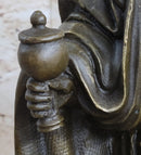 Wise Man Christmas Traveler Nativity Bronze Sculpture 14" x 6"
