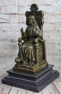 Valli Jesus of Nazareth Christ Bronze Marble Sculpture