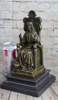 Valli Jesus of Nazareth Christ Bronze Marble Sculpture
