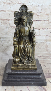 Valli Jesus of Nazareth Christ Bronze Marble Sculpture