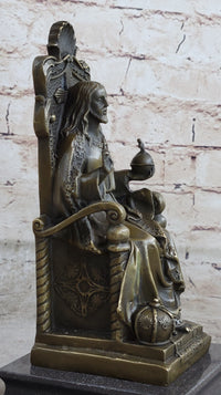 Valli Jesus of Nazareth Christ Bronze Marble Sculpture