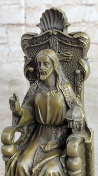 Valli Jesus of Nazareth Christ Bronze Marble Sculpture