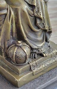 Valli Jesus of Nazareth Christ Bronze Marble Sculpture