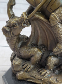 Jean Baptiste Carpeaux Saint George & Dragon Bronze Sculpture