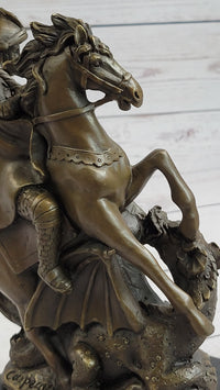 Jean Baptiste Carpeaux Saint George & Dragon Bronze Sculpture